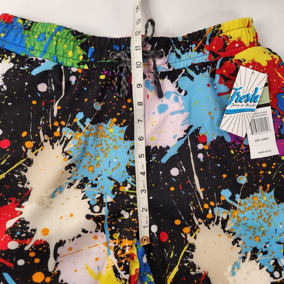 Fresh Prince Joggers Mens Large Streetwear Urban Colorful Paint Splatter - Picture 10 of 13